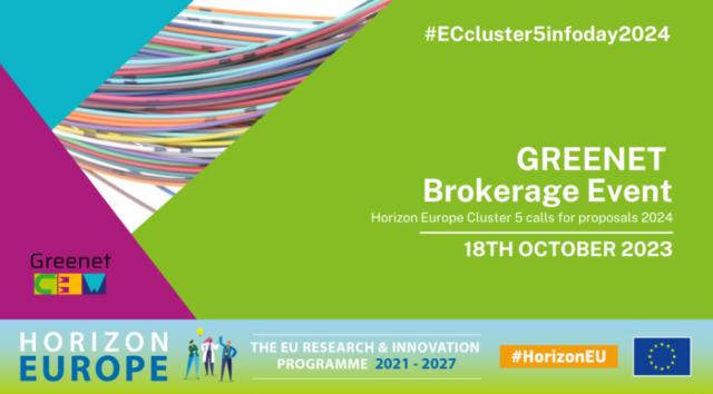 GREENET Brokerage Event med fokus på Horizon Europe-kategorien 